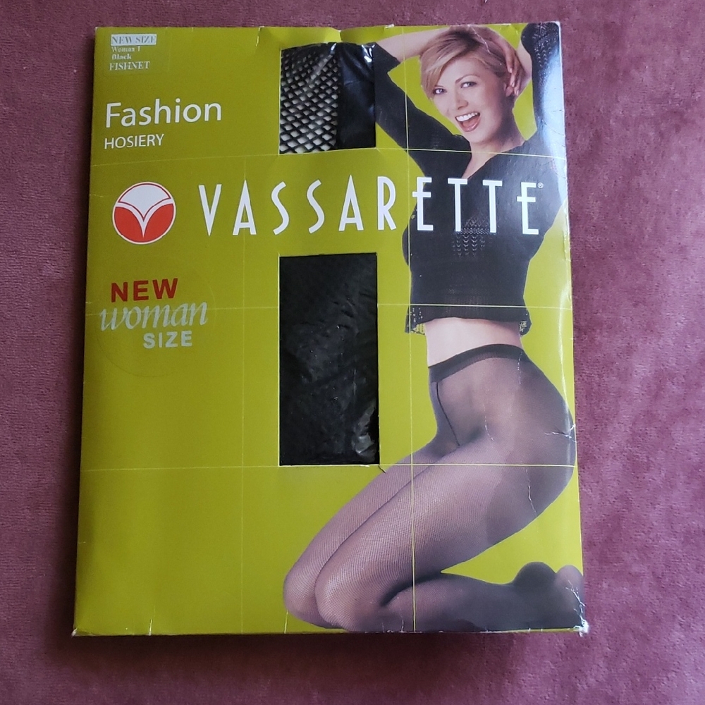 Vassarette Black Fashion Hosiery for Women